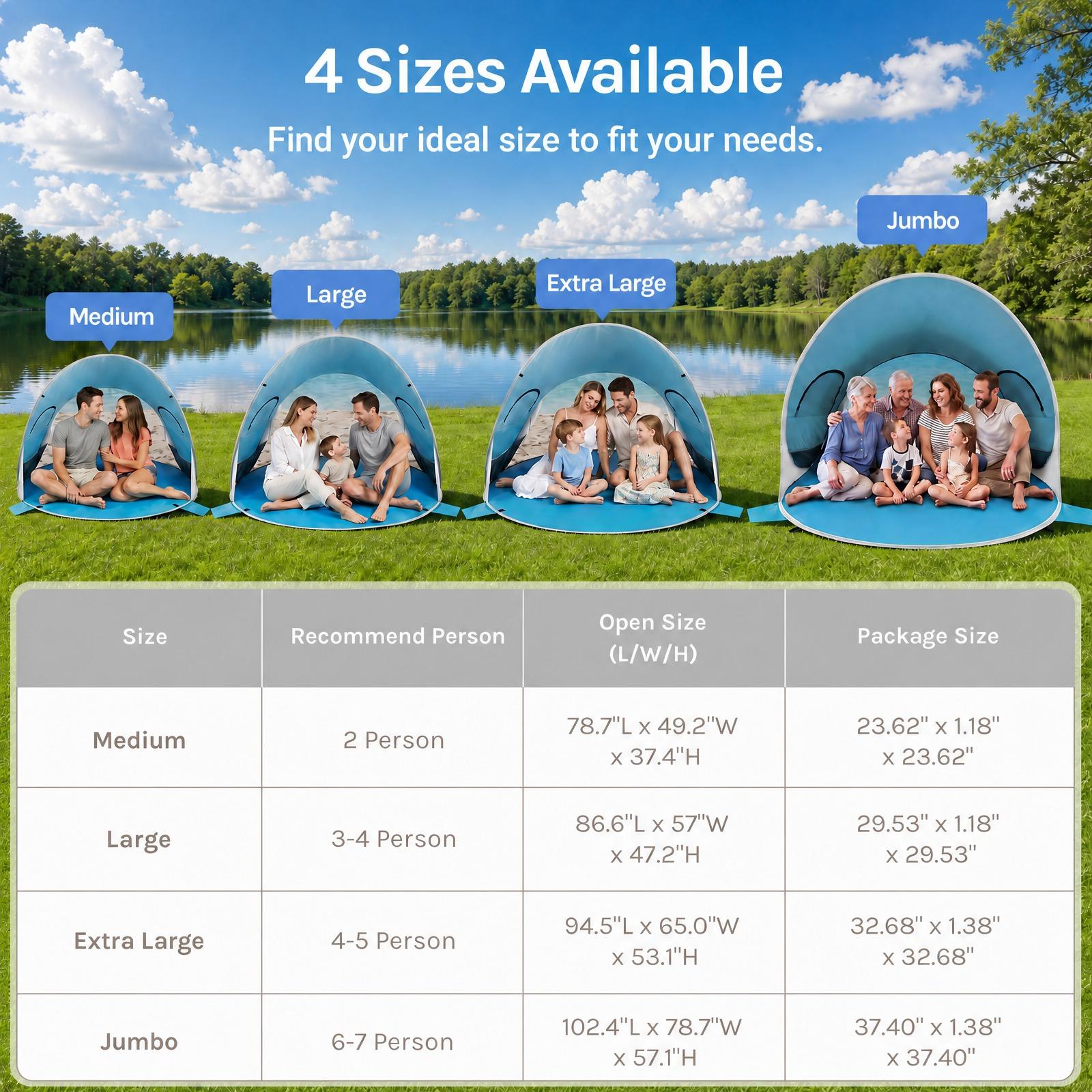 WolfWise UPF 50+ Beach Tent Sun Shelter Indoor Playhouse Canopy Cabana Camping Outdoor Folding outdoorfun #SummerVibes,summerwins,father'sdaygifts,campingessentials,campinggear summerwins DealsForYouDays