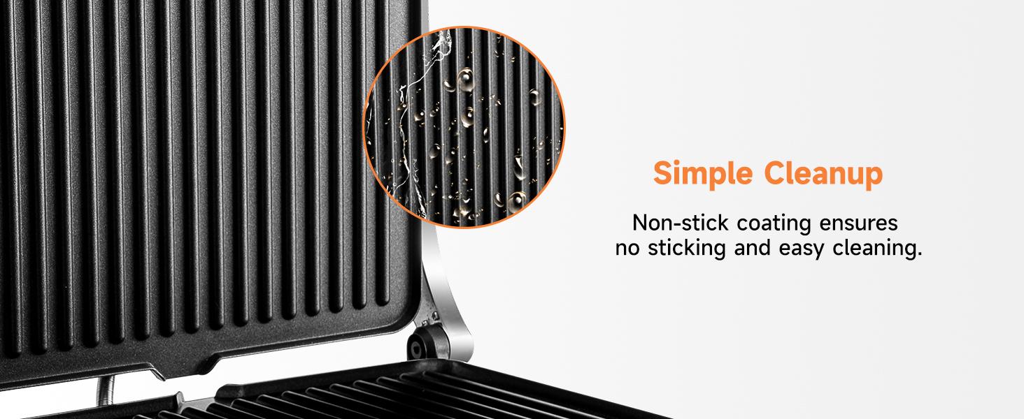 SUSTEAS Sandwich Maker Multi-Function Electric Indoor Grill, Non-Stick Panini Maker with Grease Tray Nonstick Griddle Toastie Machine Toastiemachine Kitchen Appliances Multifunction summerwins