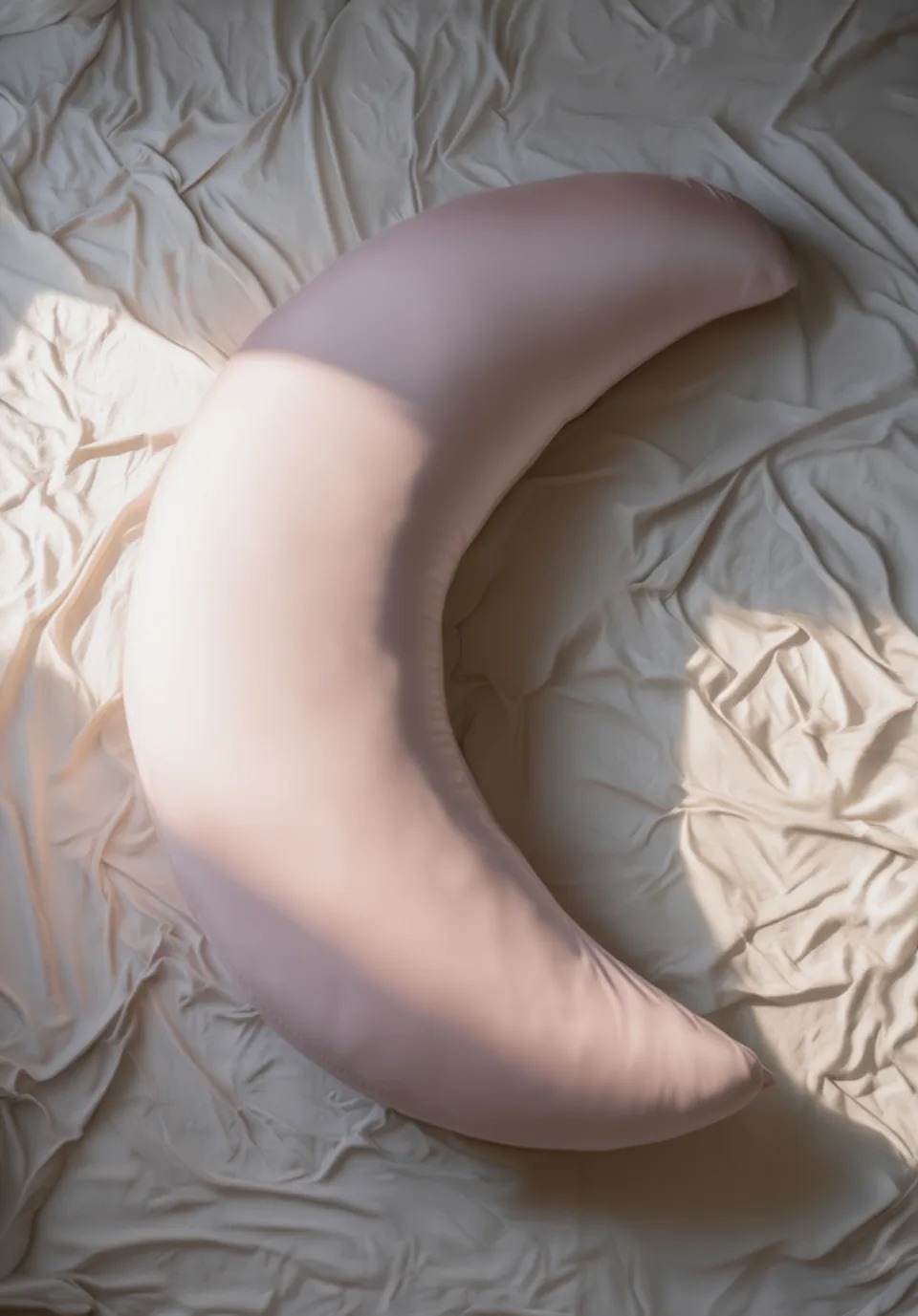 NLFZEK Oversized Body Pillow – 59" Full-Body Pillow for Side Sleepers, Plush Hug Pillow with Satin Cover