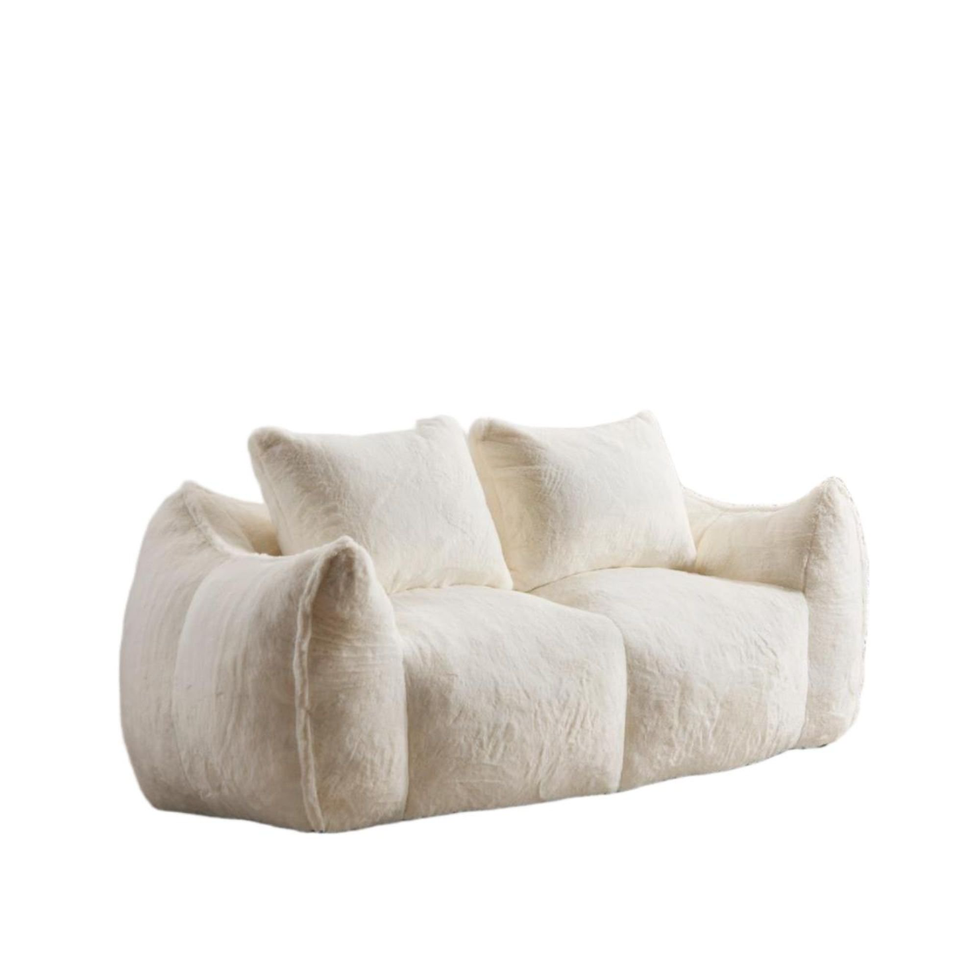 NLFZEK Giant Bean Bag Sofa – Oversized 2-Seater Couch with Plush Foam & Cozy Armrests