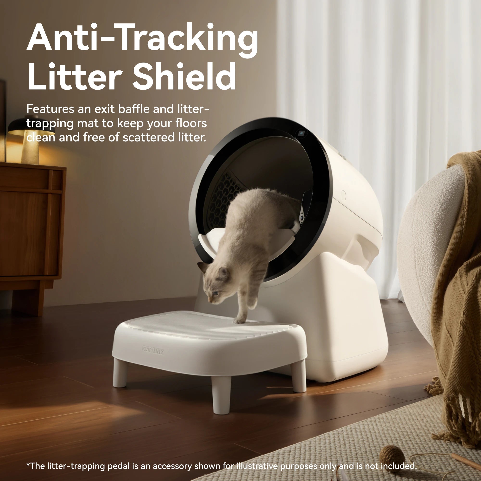 AI Smart Enclosed Self-Cleaning Cat Litter Box – Dual-Camera Monitoring, Odour Control & Multi-Cat Tracking