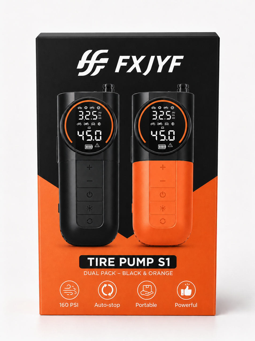 FXJYF S1: The 160PSI Tire Inflator That Fills Tires Faster Than Any Compressor