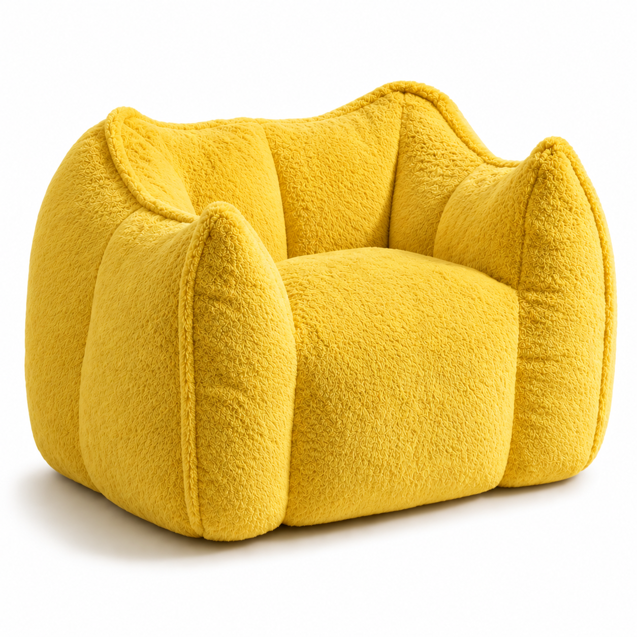 NLFZEK Giant Bean Bag Chair – Oversized Plush Lounge Seat with Faux Fur & Memory Foam