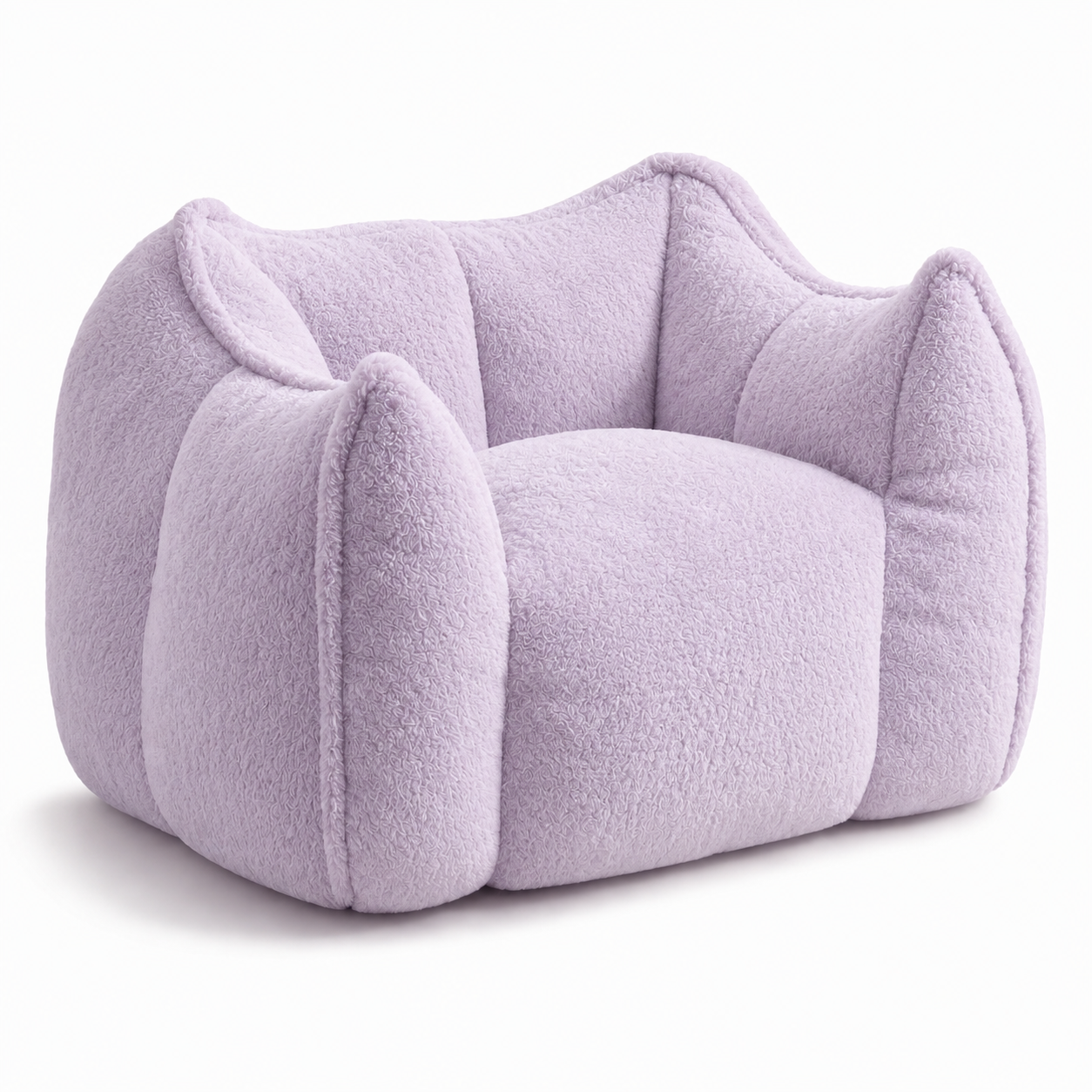 NLFZEK Giant Bean Bag Chair – Oversized Plush Lounge Seat with Faux Fur & Memory Foam