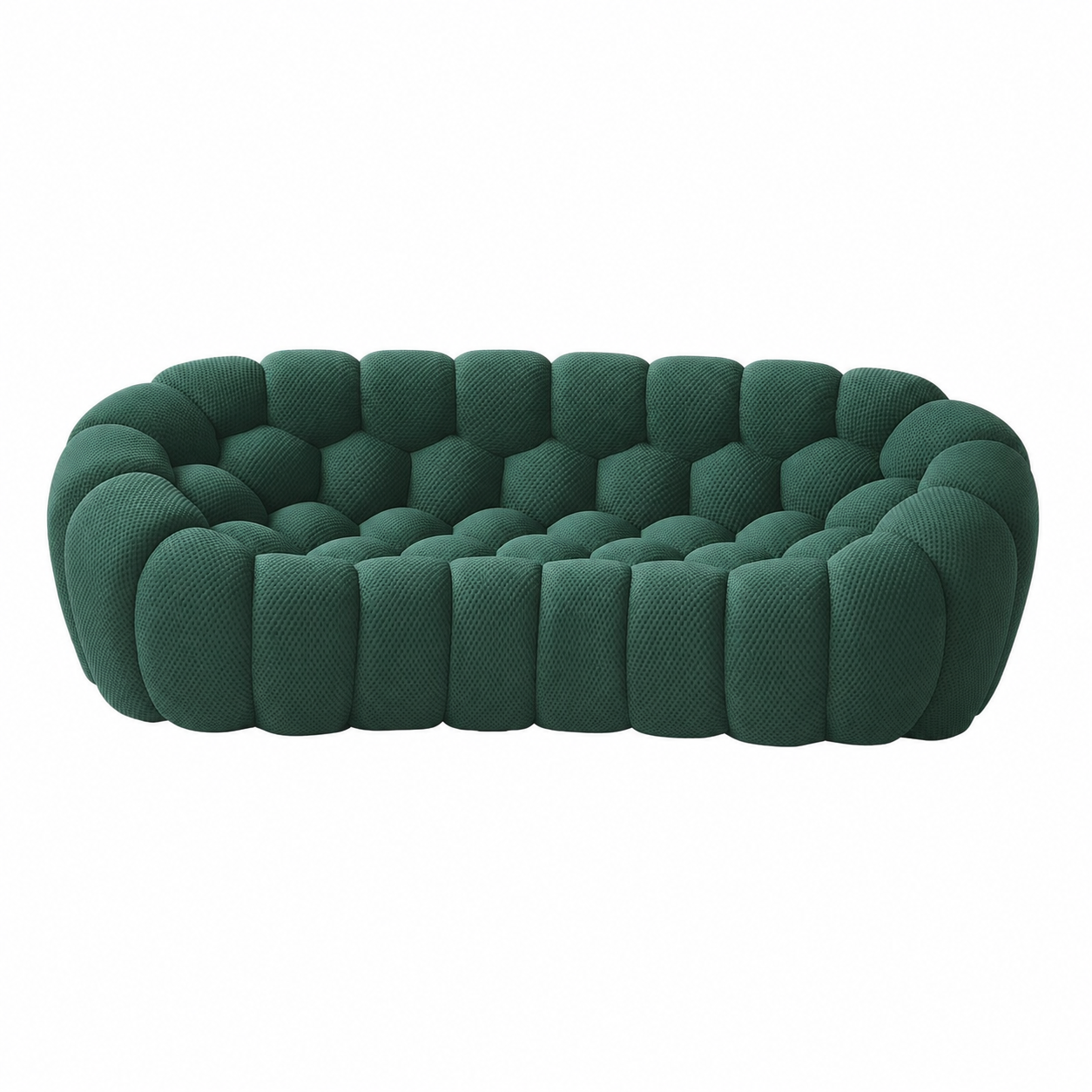 NLFZEK Cloud-Inspired 3-Seater Sofa – Deep Seat 3D Knit Couch for Living Room