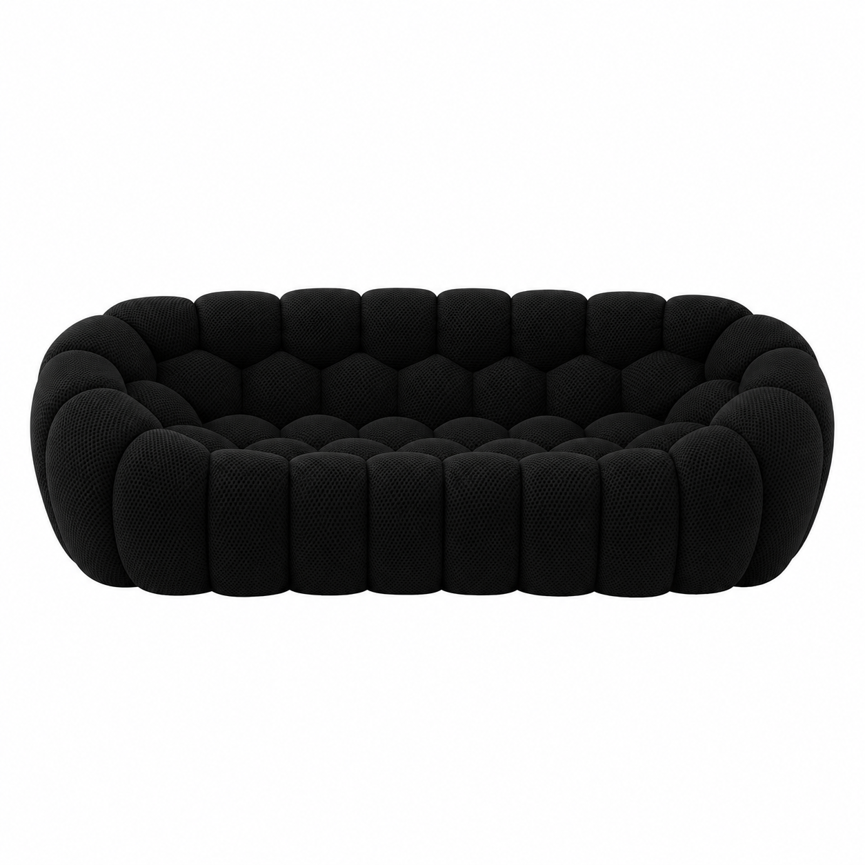 NLFZEK Cloud-Inspired 3-Seater Sofa – Deep Seat 3D Knit Couch for Living Room