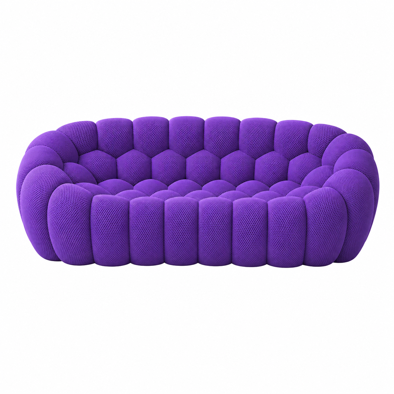 NLFZEK Cloud-Inspired 3-Seater Sofa – Deep Seat 3D Knit Couch for Living Room
