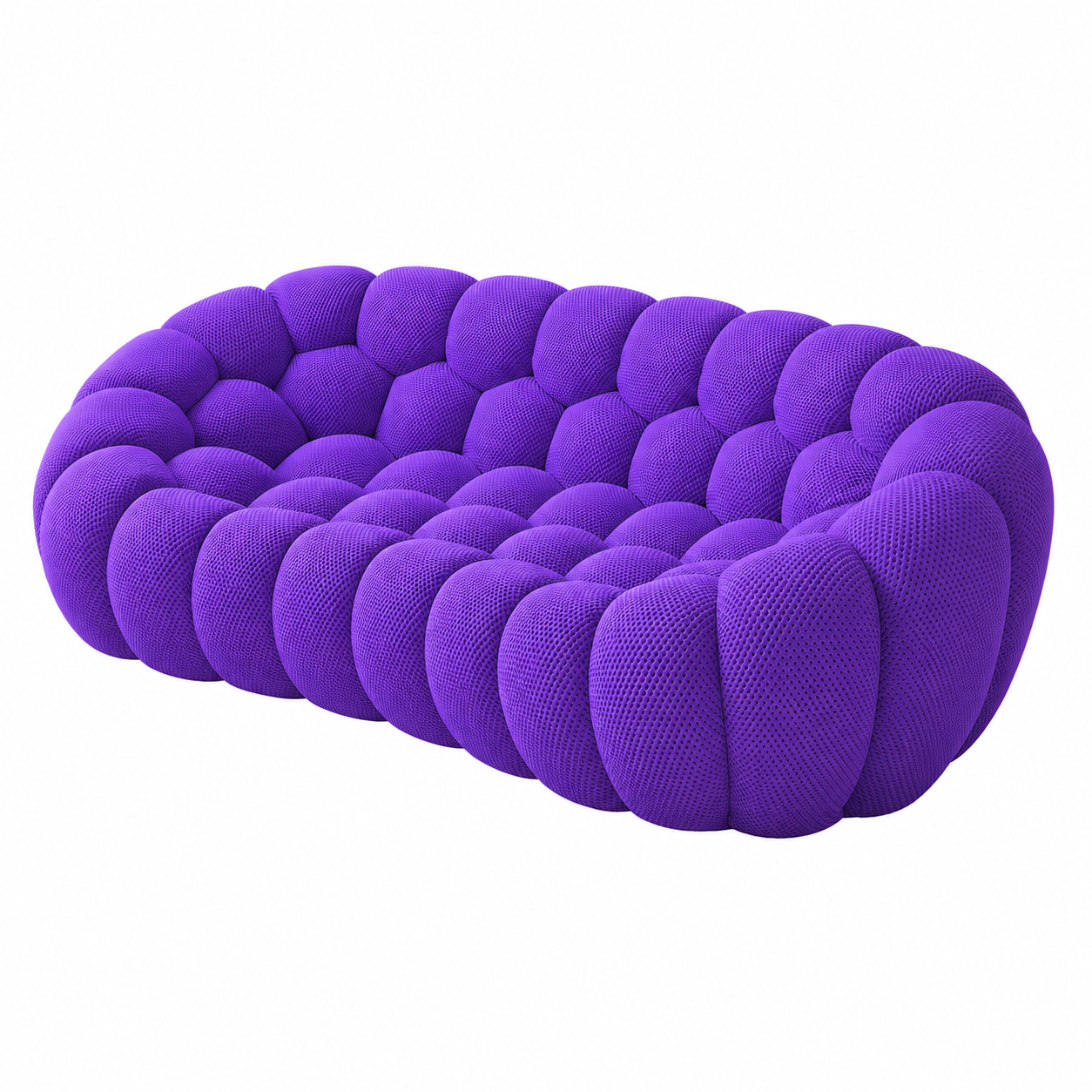 NLFZEK Cloud-Inspired 3-Seater Sofa – Deep Seat 3D Knit Couch for Living Room