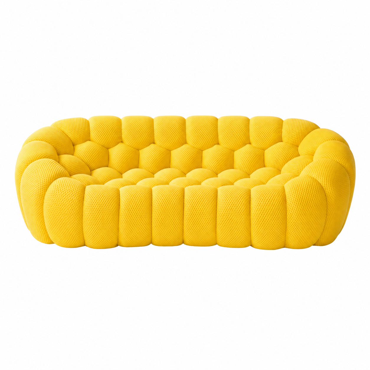 NLFZEK Cloud-Inspired 3-Seater Sofa – Deep Seat 3D Knit Couch for Living Room