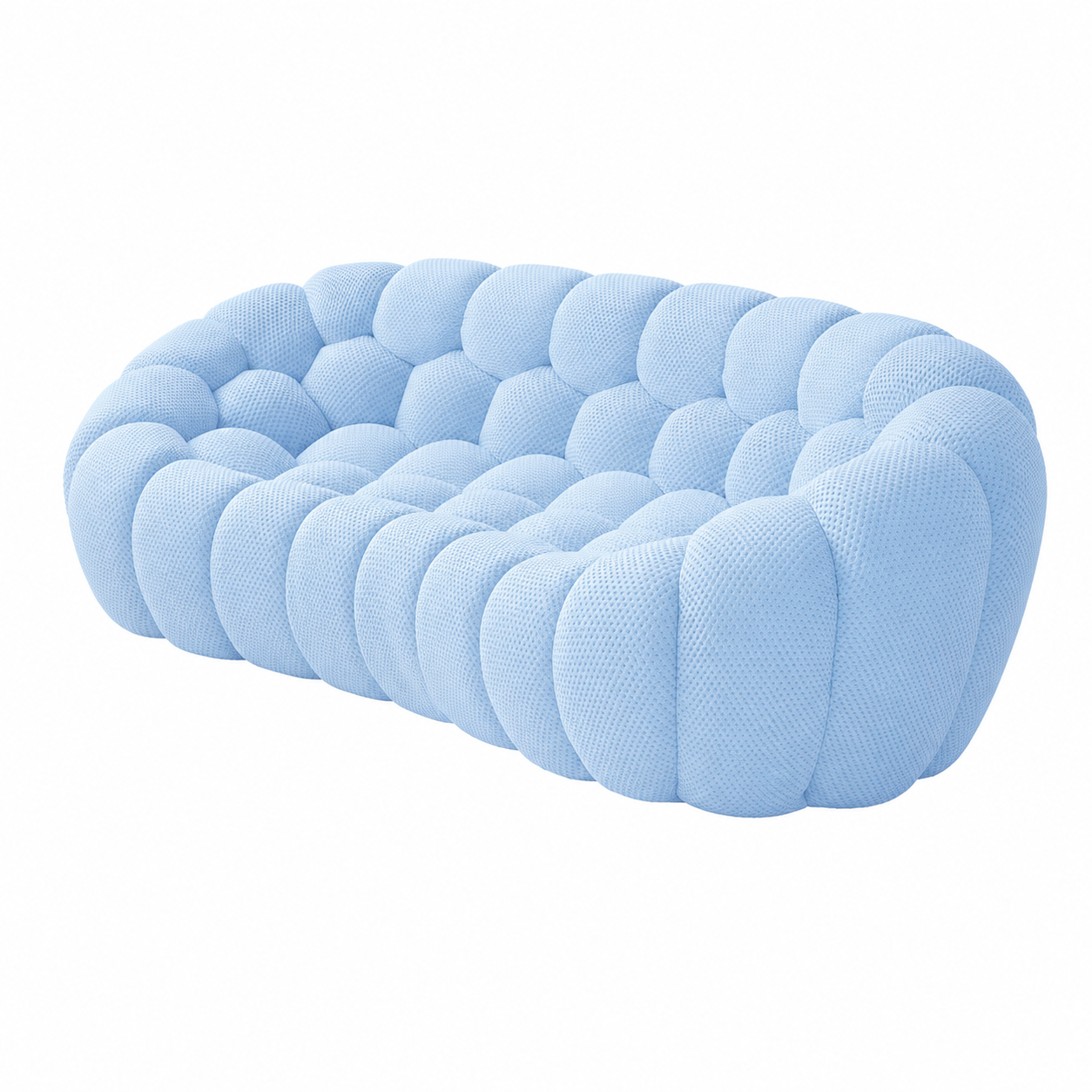 NLFZEK Cloud-Inspired 3-Seater Sofa – Deep Seat 3D Knit Couch for Living Room