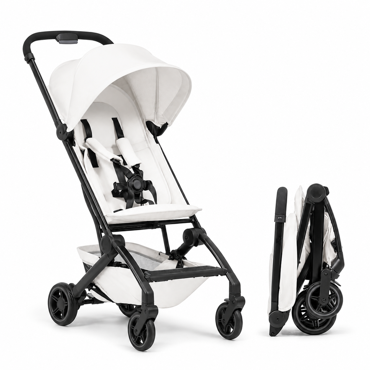 NLFZEK Ultra-Lightweight Travel Stroller | Compact Fold, 5-Point Harness & UPF 50+ Canopy