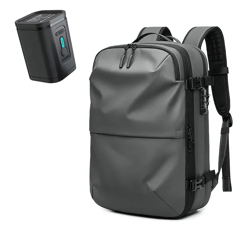 FXJYF™ Vacuum Compression Backpack—TRACKED 48HR DELIVERY (BLACK)