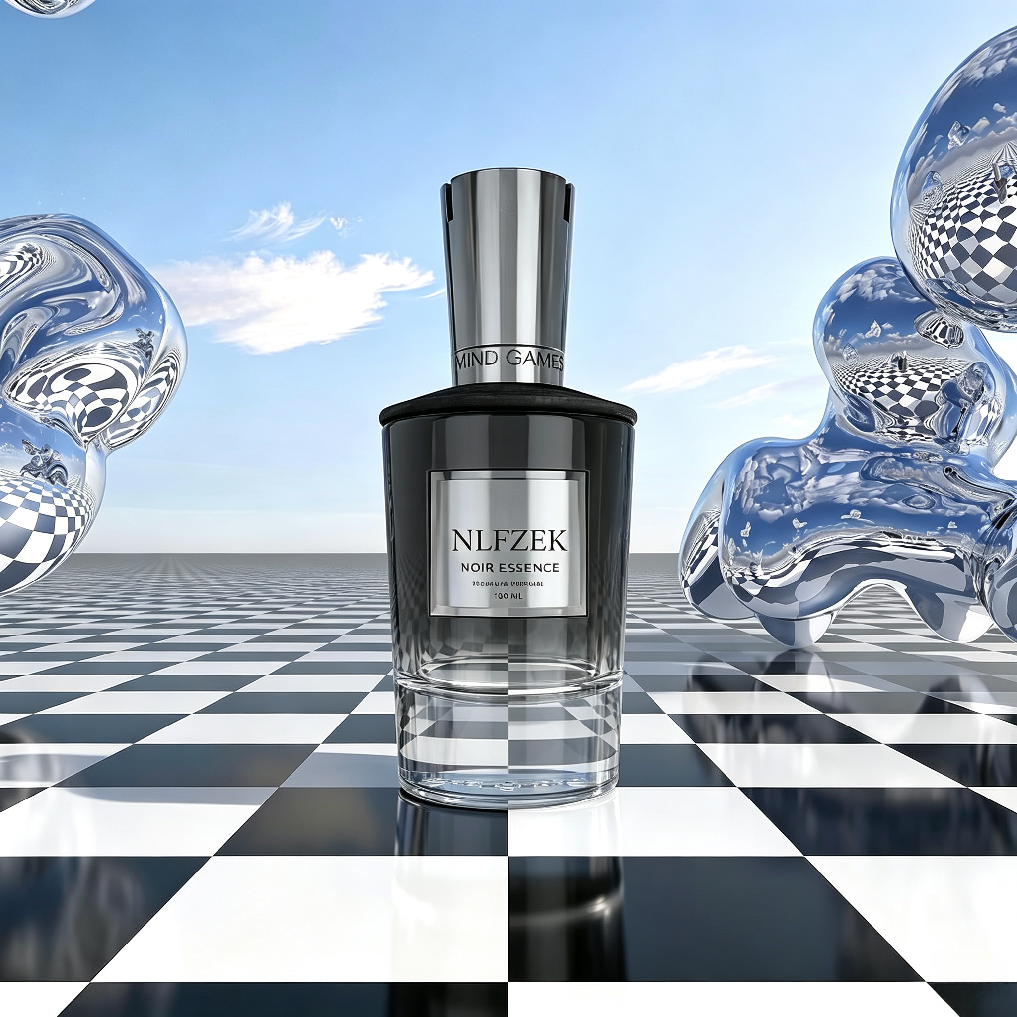 NLFZEK Extrait de Parfum – Fruity Woody Unisex Fragrance with Mandarin, Pomegranate & Patchouli, 100ml