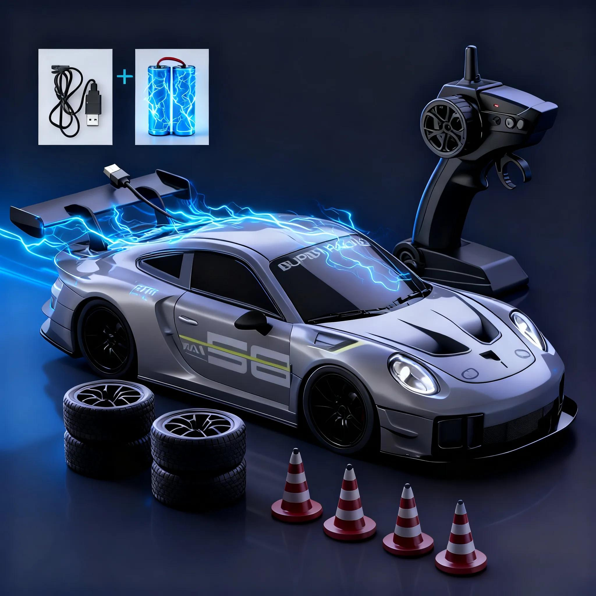 RC Drift Car ABS Material 2.4GHz Anti-Interference Charging Home Playtime Long Battery Life Thrills For Kids Teens RC Lovers Gifts