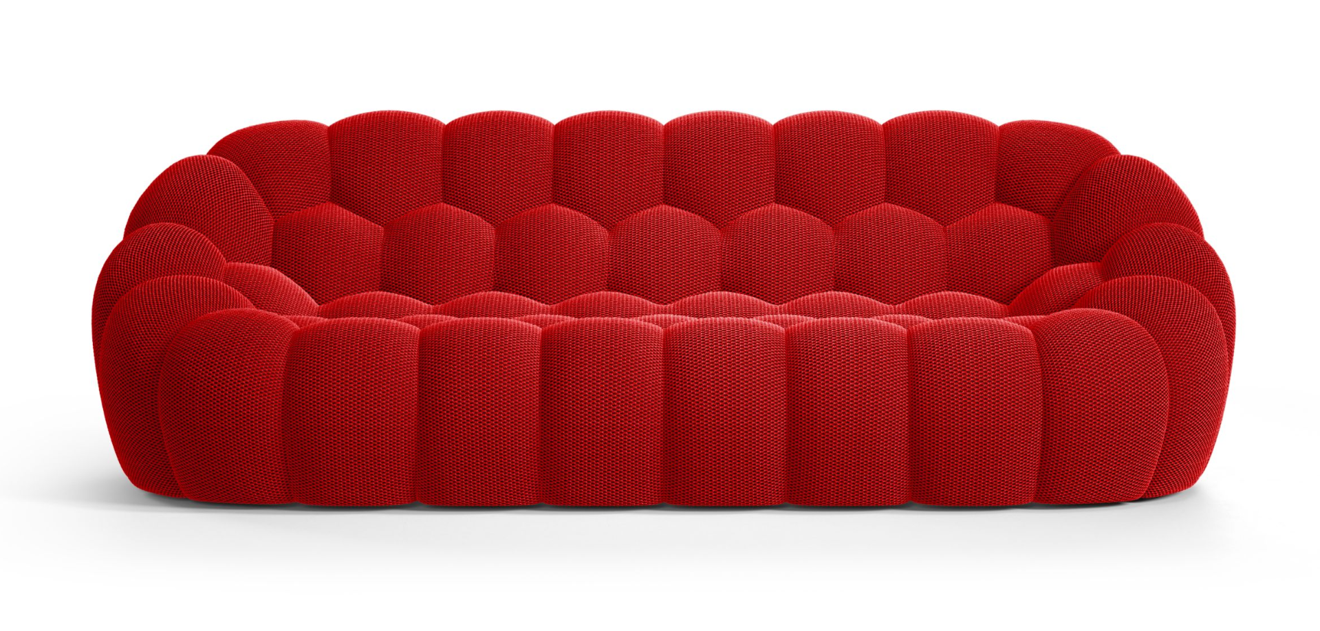 NLFZEK Bubble Sofa – Sculptural 3-Seater Curved Sofa, Modern Plush Lounge Couch for Living Room