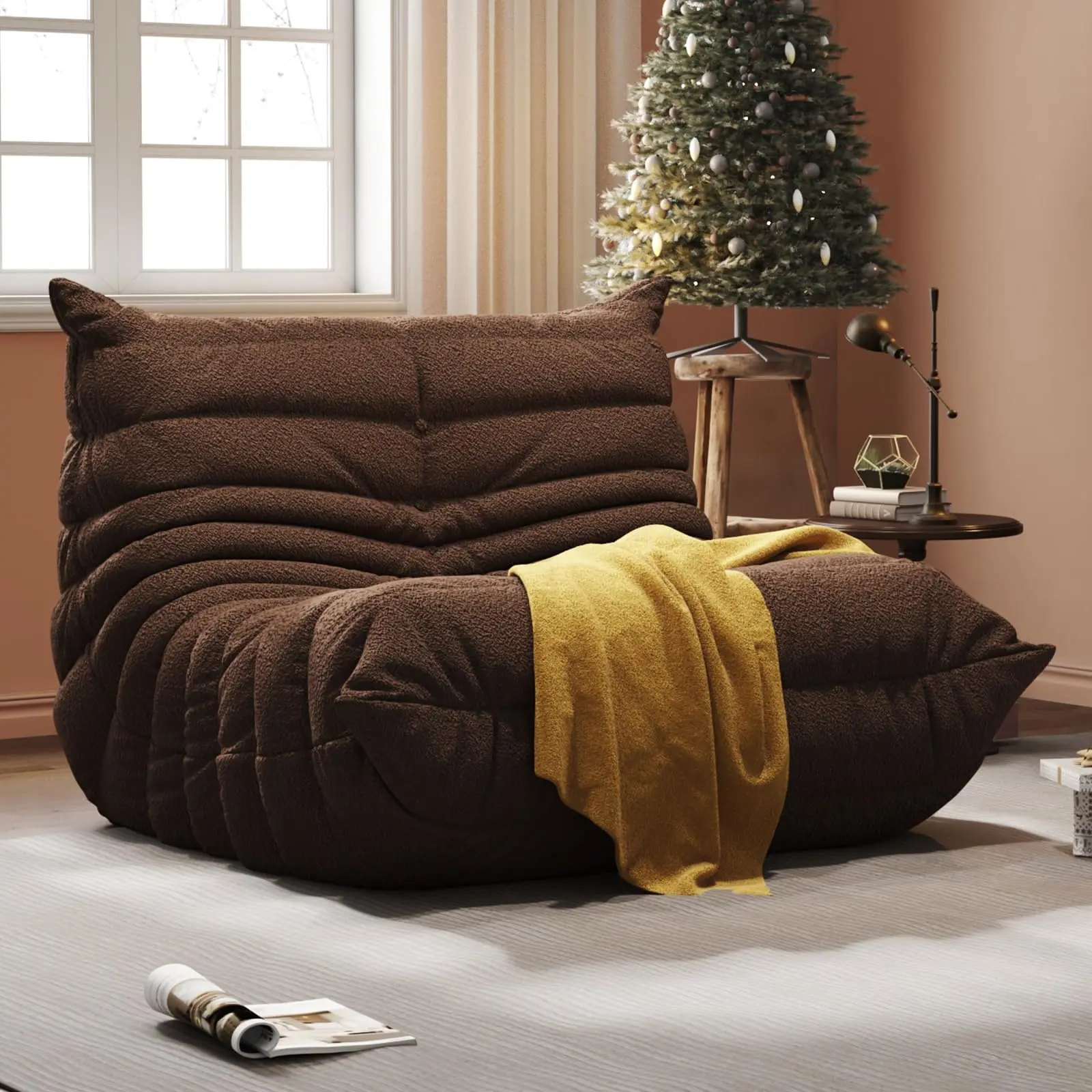 Loisel CloudNest Bean Bag Sofa – Ultra Soft Memory Foam Lounge Chair for Living Room, Bedroom & Home Office