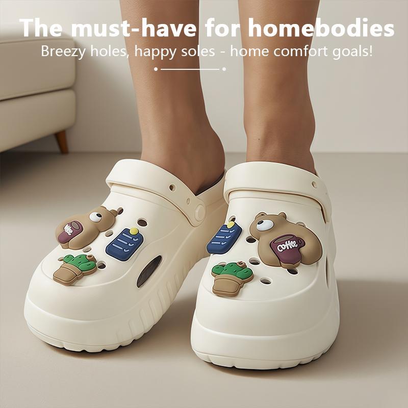 Women's Casual Clogs - Anti-Slip EVA Sole, Cute, Comfortable, Breathable Walking Shoes for Indoor-Outdoor Use