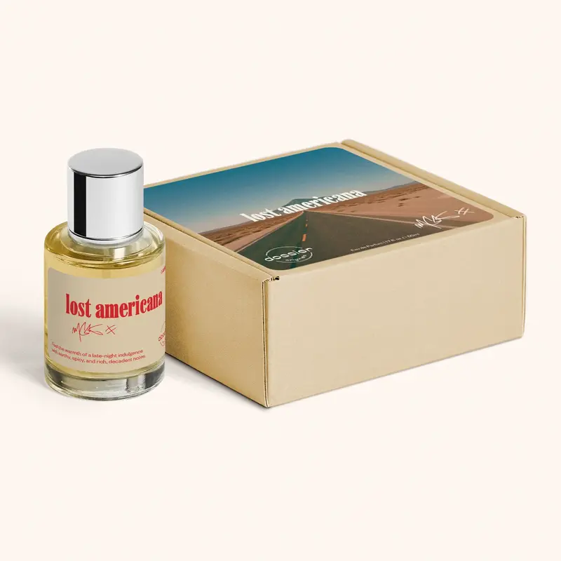 Lost Americana Unisex Eau de Parfum 50ml | Smoky Vanilla, Incense & Patchouli Long-Lasting Vegan Fragrance