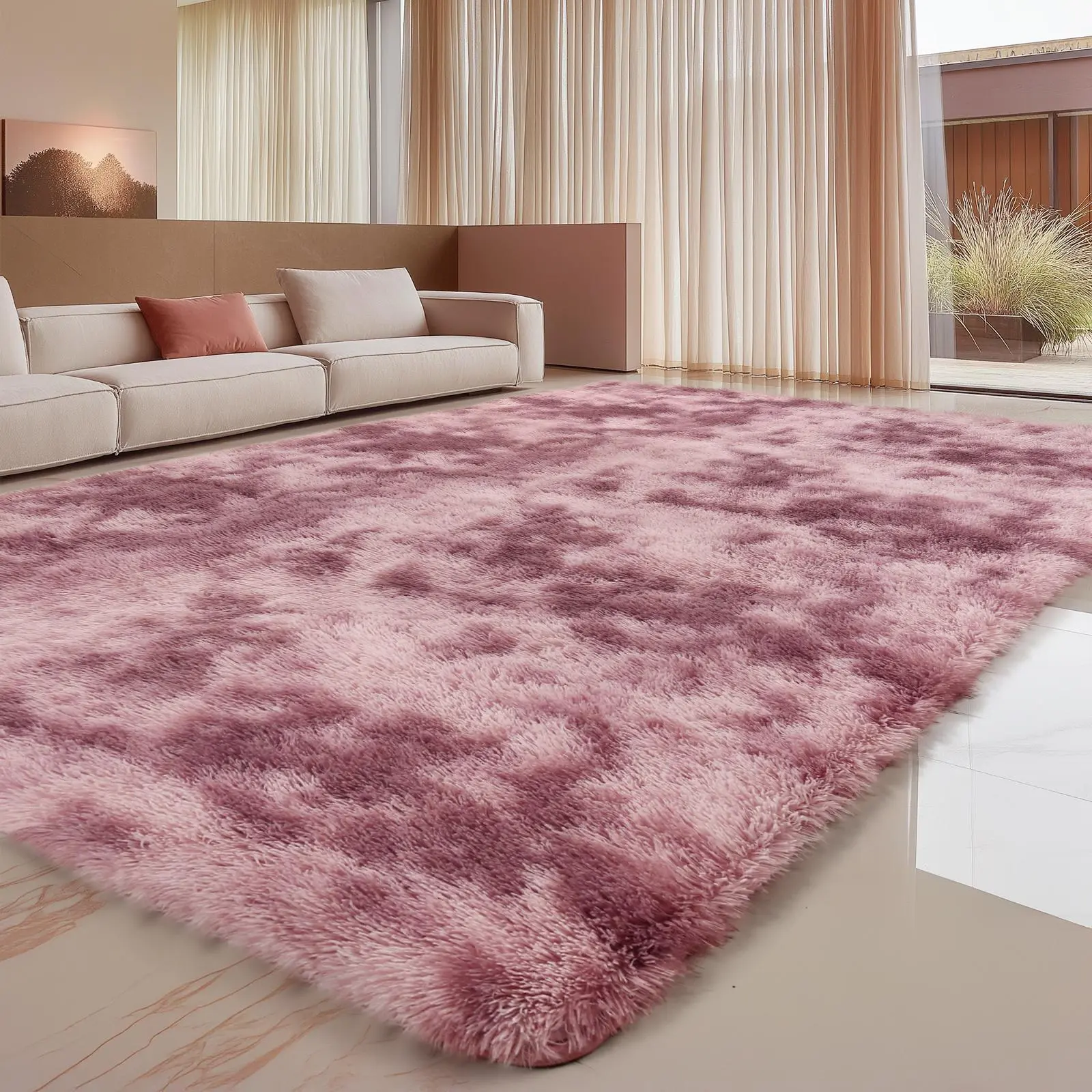 Cloud-Like Fluffy Rug | Super Soft Plush Carpet for Bedroom, Living Room & Cozy Spaces