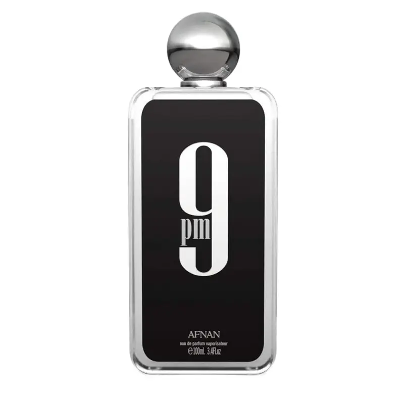 AFNAN 9 PM Eau de Parfum for Men 100ml | Long-Lasting Amber Vanilla Cologne