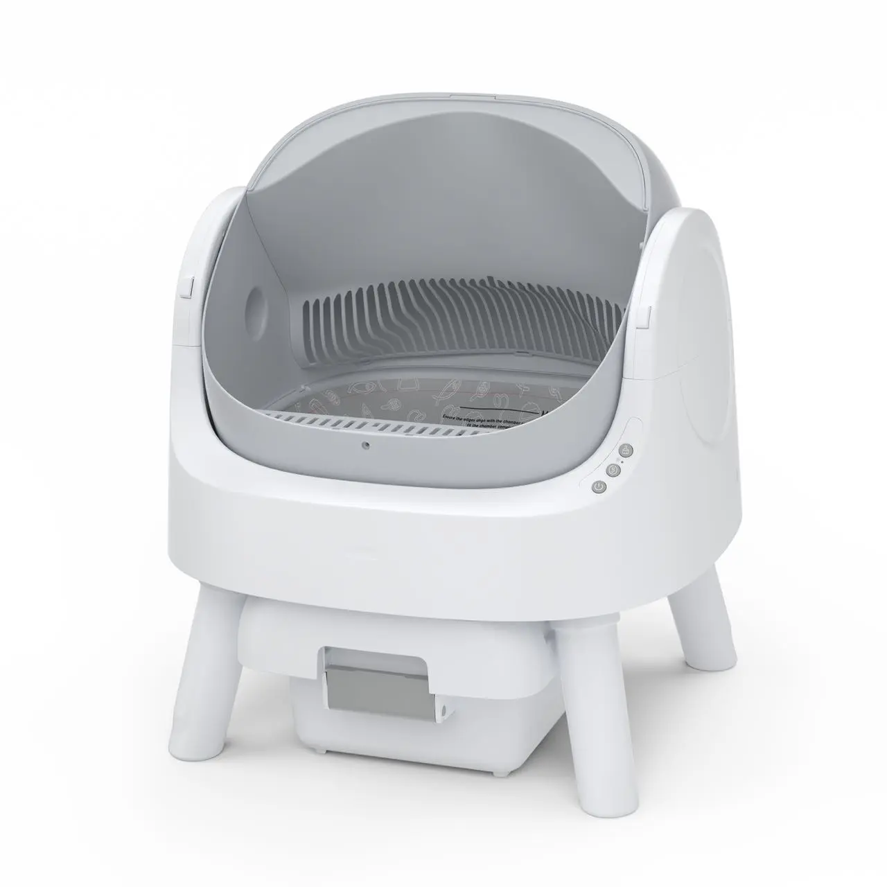 PetPivot AutoScooper 11 – Self-Cleaning Cat Litter Box with Open-Top Design & Smart Safety