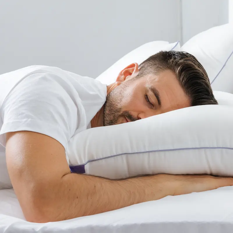 Waterproof Hotel-Style Pillow | Stain-Resistant Cloud-Soft Down Alternative Pillow, Machine Washable & Hypoallergenic