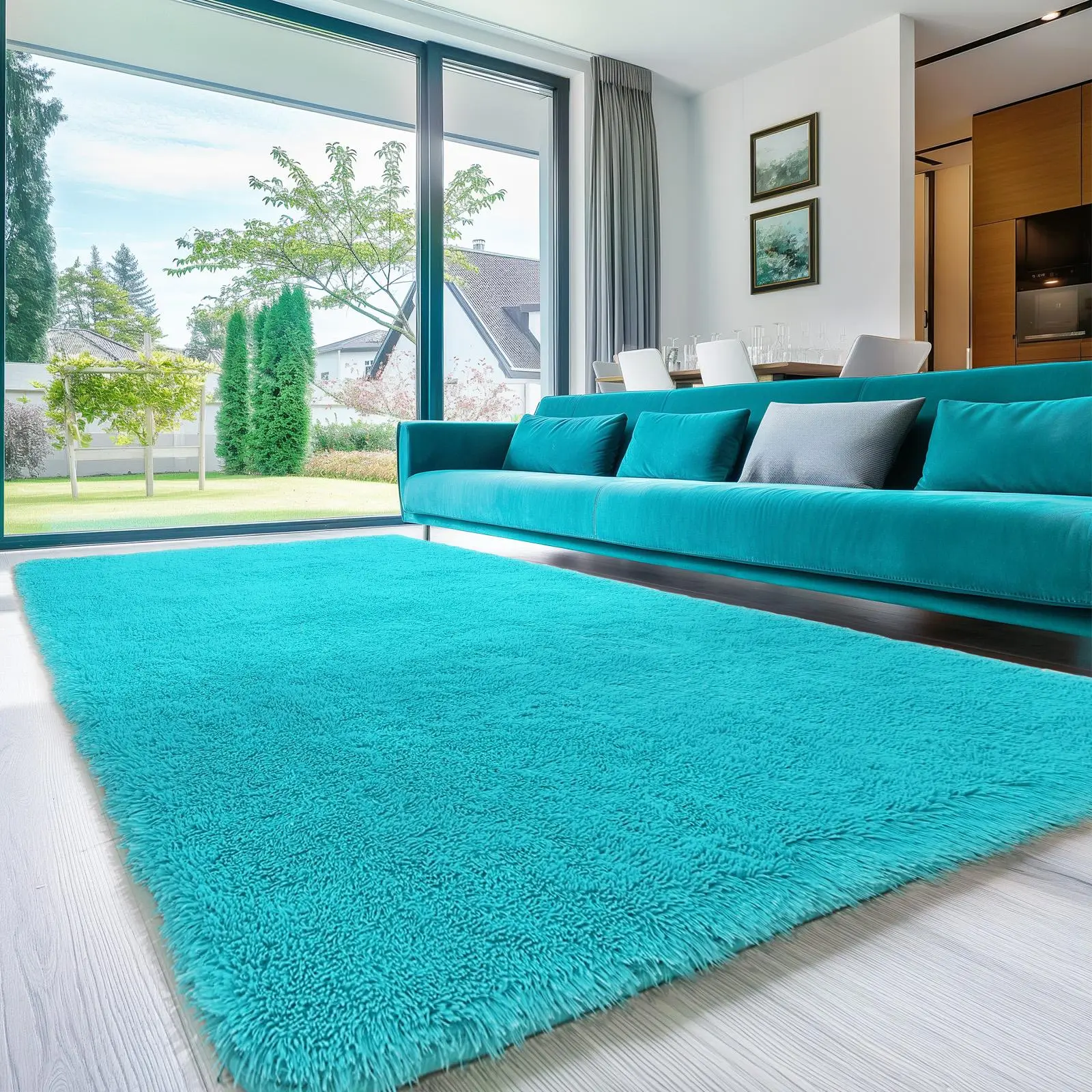 Cloud-Like Fluffy Rug | Super Soft Plush Carpet for Bedroom, Living Room & Cozy Spaces