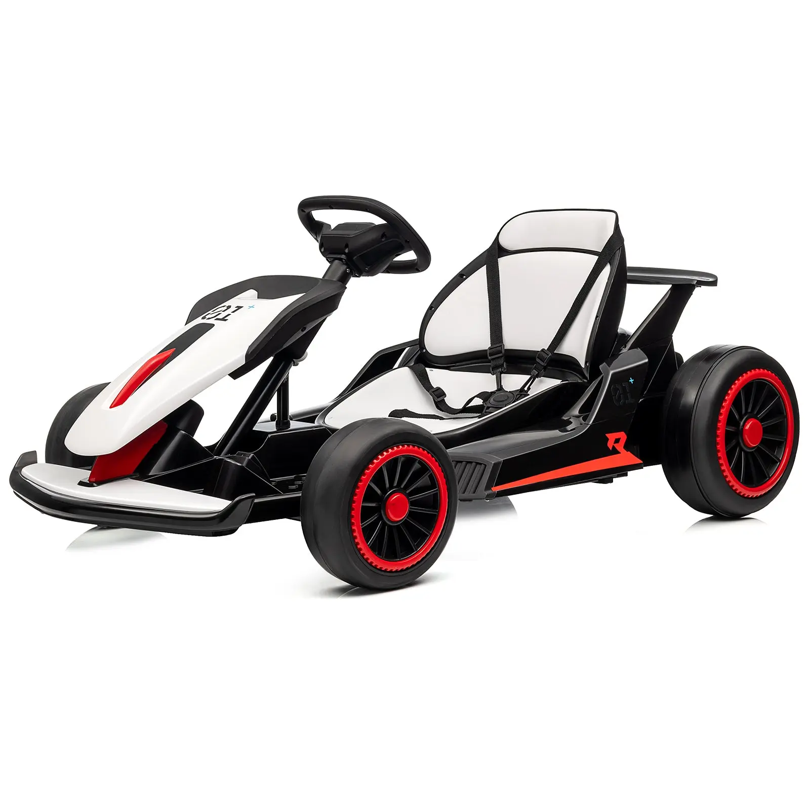 GARVEE 24V Electric Drift Go Kart | Dual 200W Motors, 360° Drift & Gas/Brake Pedals