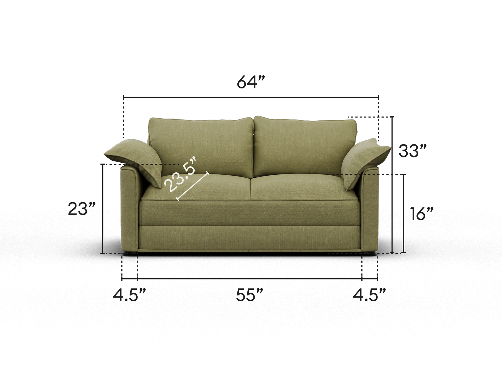 Loisel Convertible Sofa Bed – Modern Sleeper Sofa with Washable Covers, Premium Comfort & Easy Assembly