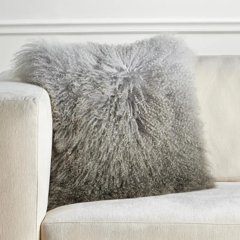 Luxury Faux Fur Pillow | Soft Plush Decorative Cushion for Sofa, Bed & Home Decor