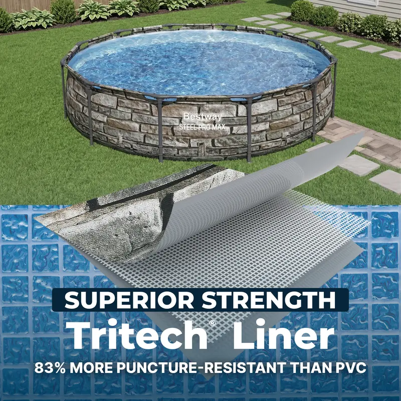 Bestway Steel Pro MAX Above Ground Pool Set | Fast Setup Family Pool with Filter Pump