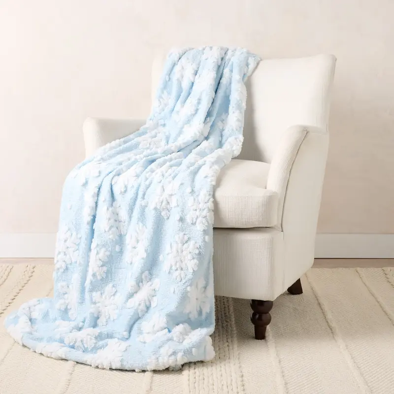 NLFZEK Reversible Plush Throw Blanket – Oversized Cozy 60x80 Blanket for Sofa, Bed & Home