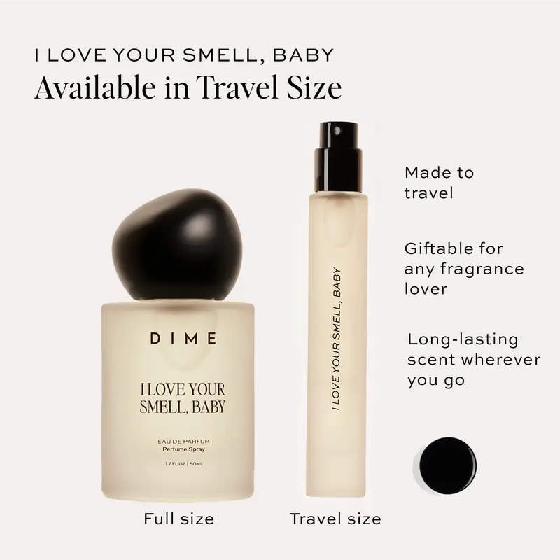 DIME Beauty I Love Your Smell, Baby – Clean, Vegan & Cruelty-Free Fruity Gourmand Perfume