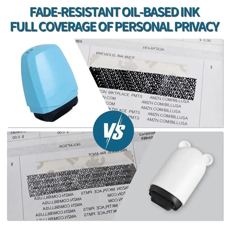 Lotosug Identity Protection Roller Stamp | Hide Personal Information on Mail & Packages
