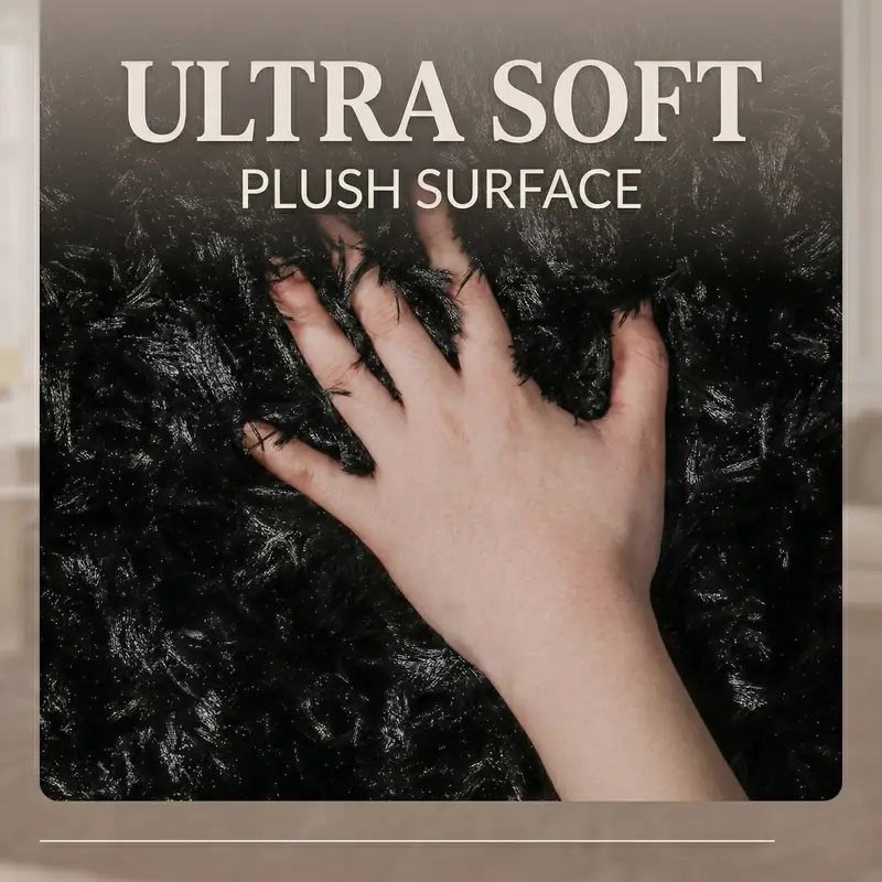 Fluffy Cloud Area Rug | Ultra Soft Shaggy Plush Carpet with Non-Slip Backing for Living Room Bedroom Decor