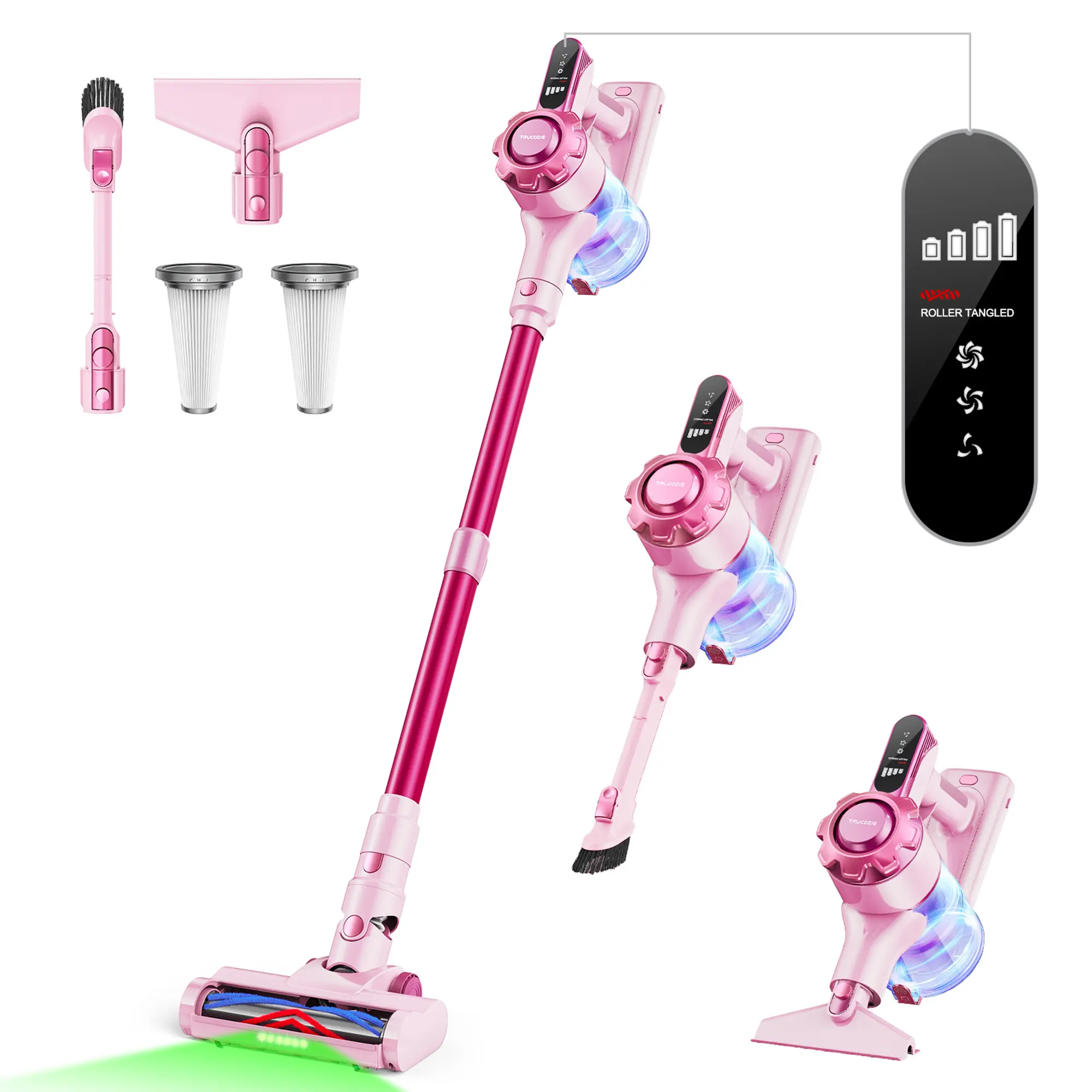 Trucozie T350 Cordless Vacuum – Lightweight, Self-Standing & Powerful for Everyday Cleaning