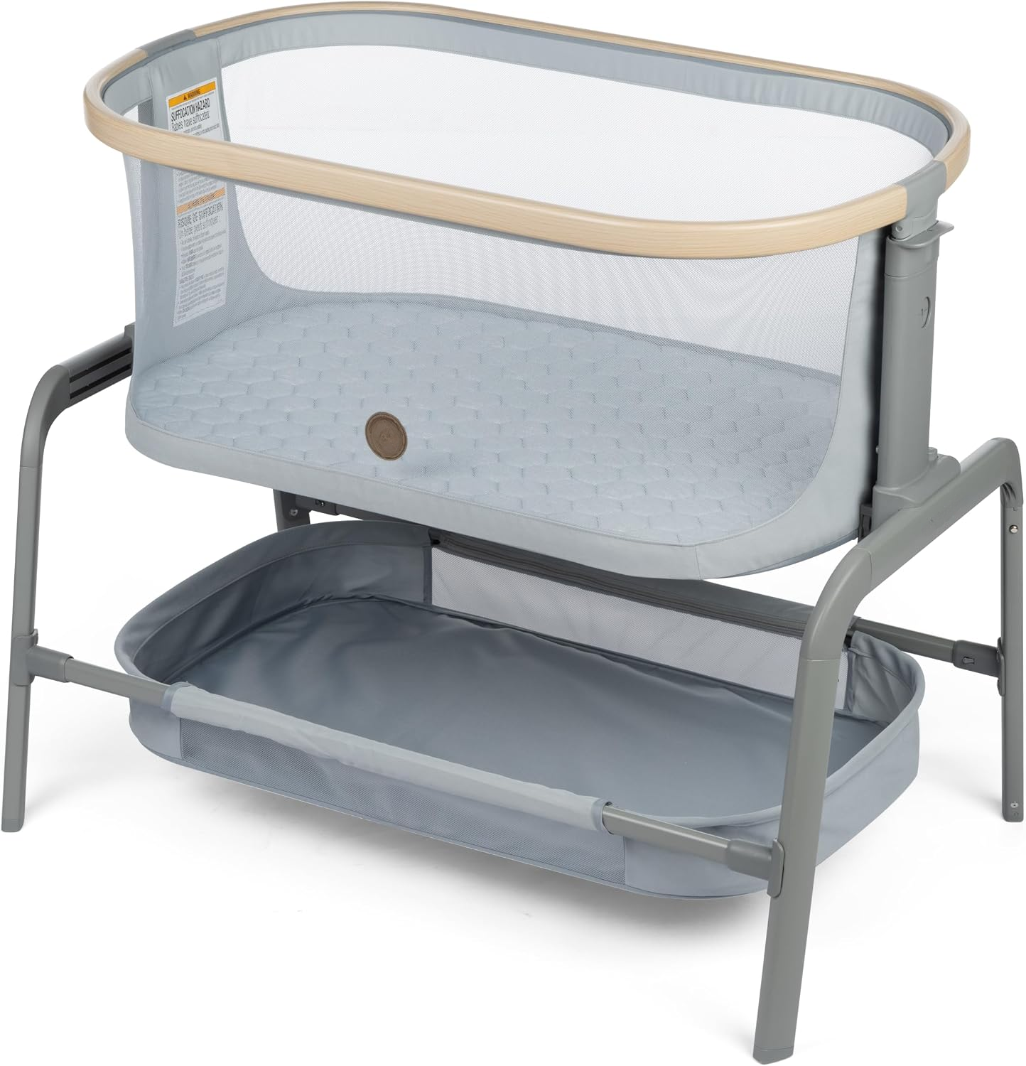 NLFZEK Adjustable Bedside Bassinet | Portable Baby Sleeper with Breathable Mesh & Foldable Design