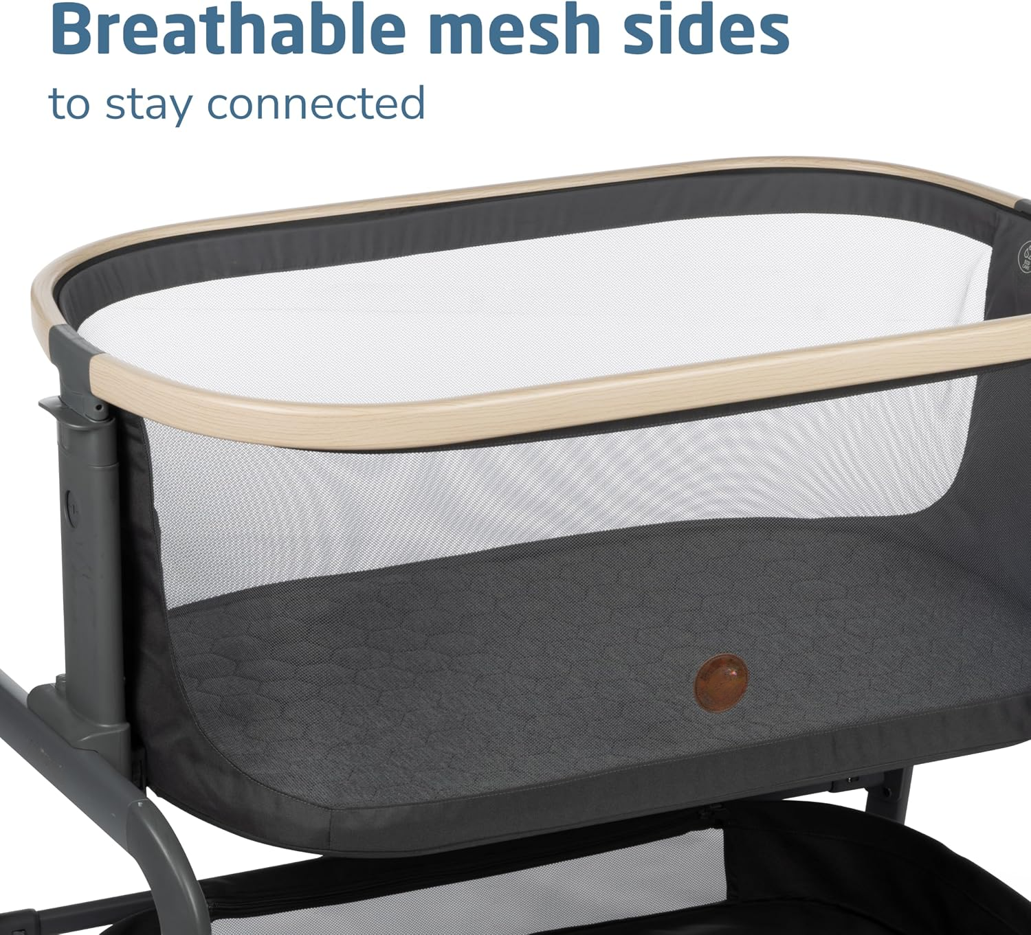 NLFZEK Adjustable Bedside Bassinet | Portable Baby Sleeper with Breathable Mesh & Foldable Design