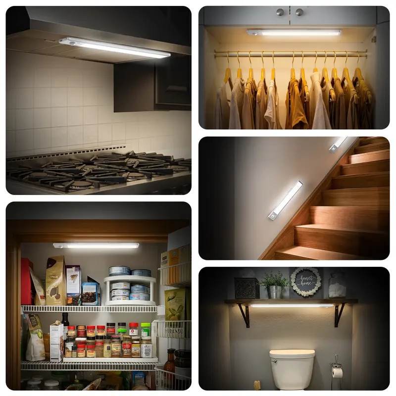 SHINE PAL Motion Sensor Under Cabinet Light | USB-C Rechargeable Magnetic LED Light