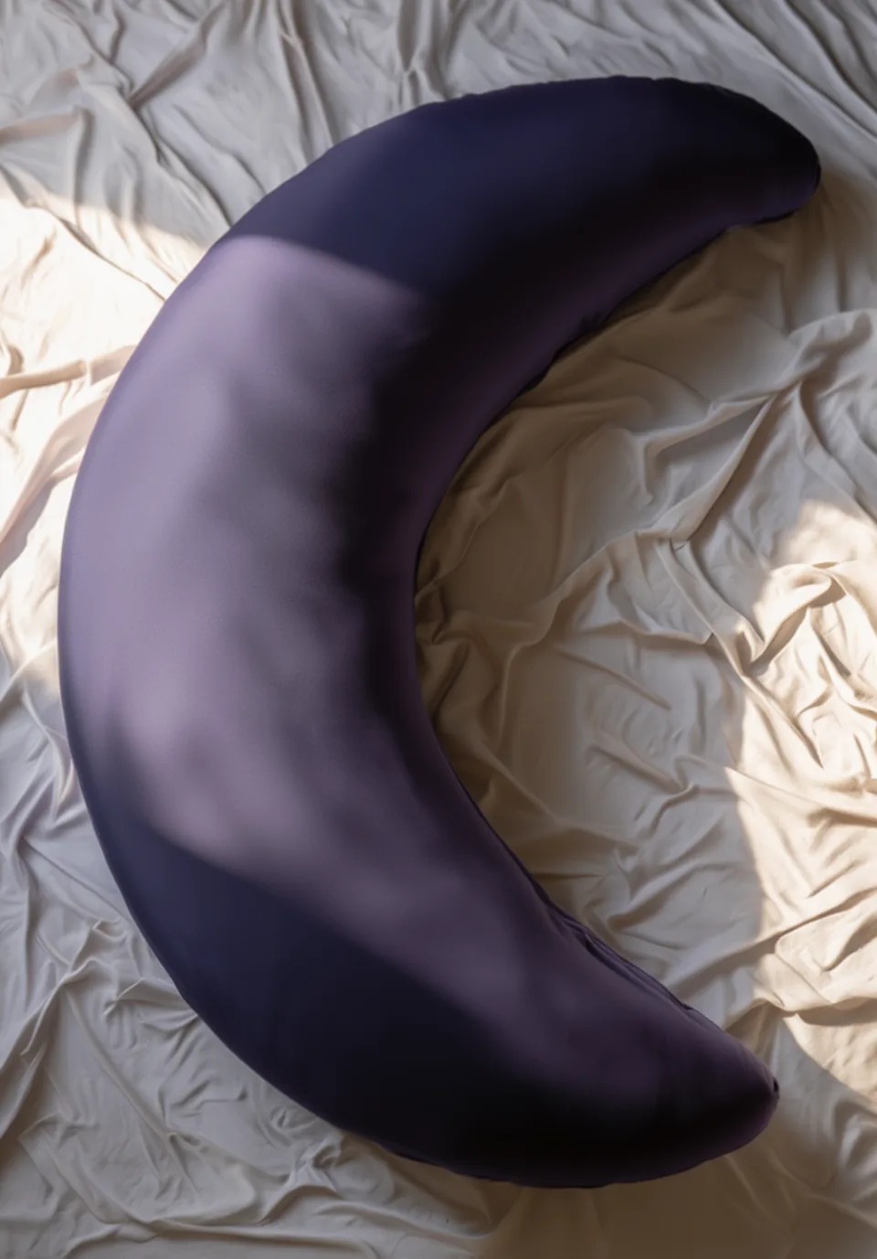 NLFZEK Oversized Body Pillow – 59" Full-Body Pillow for Side Sleepers, Plush Hug Pillow with Satin Cover