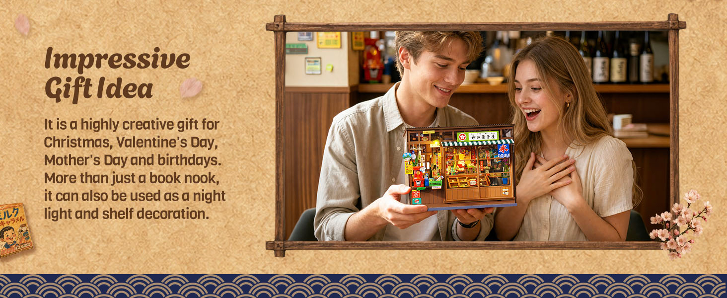 japanese book nook miniature house puzzles