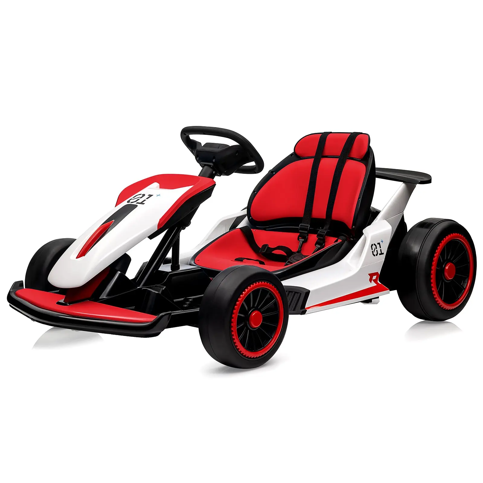 GARVEE 24V Electric Drift Go Kart | Dual 200W Motors, 360° Drift & Gas/Brake Pedals