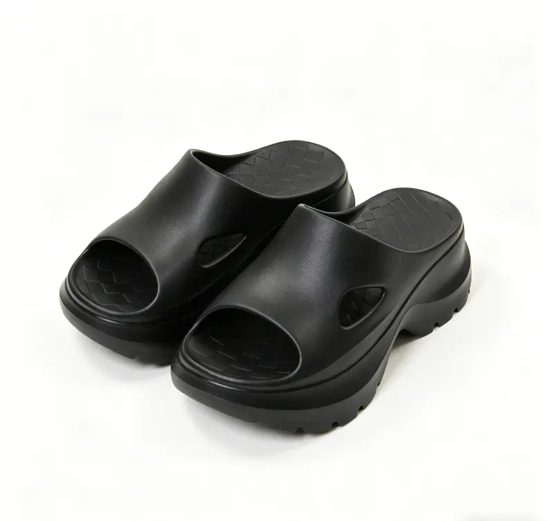 Women's Platform Slides | Breathable Hollow-Out EVA Sandals, Thick Non-Slip Sole for Summer