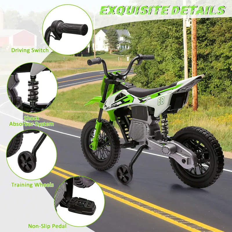 Headlights - Treaded Tires - Outdoor Battery Toy for Ages 3-6