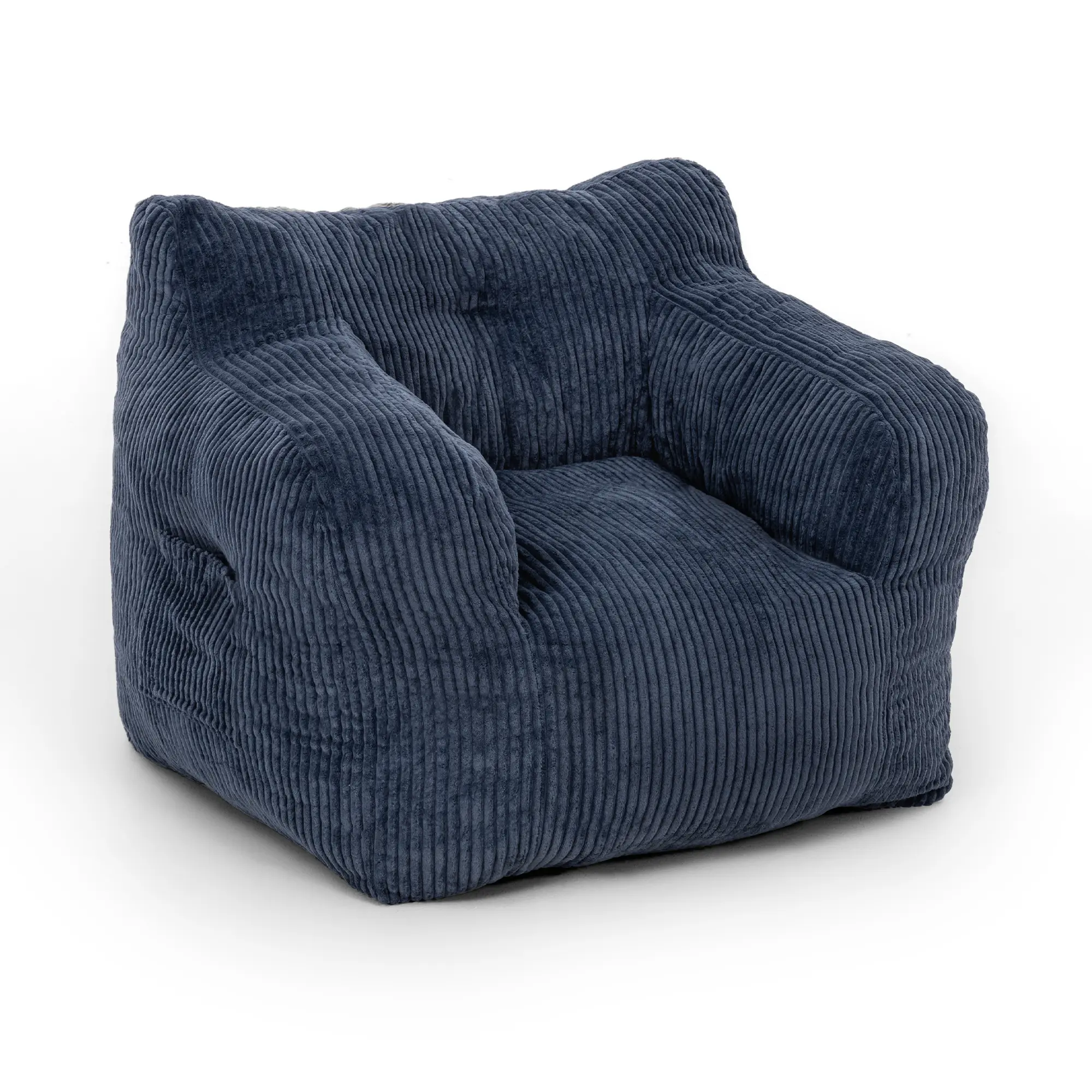Loisel Lazy Bean Bag Sofa – Ultra Soft Corduroy Lounge Chair with Memory Foam, No Assembly Required