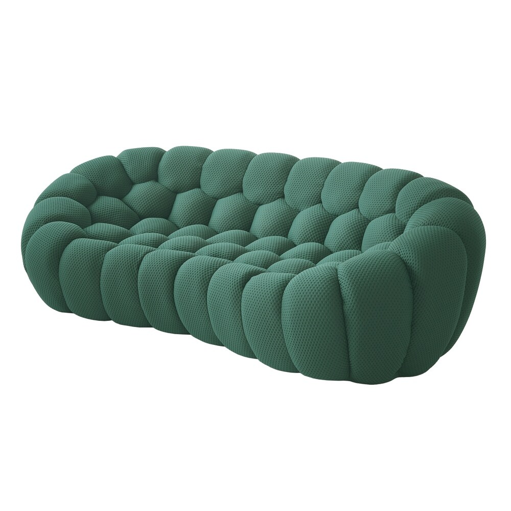 NLFZEK Cloud-Inspired 3-Seater Sofa – Deep Seat 3D Knit Couch for Living Room