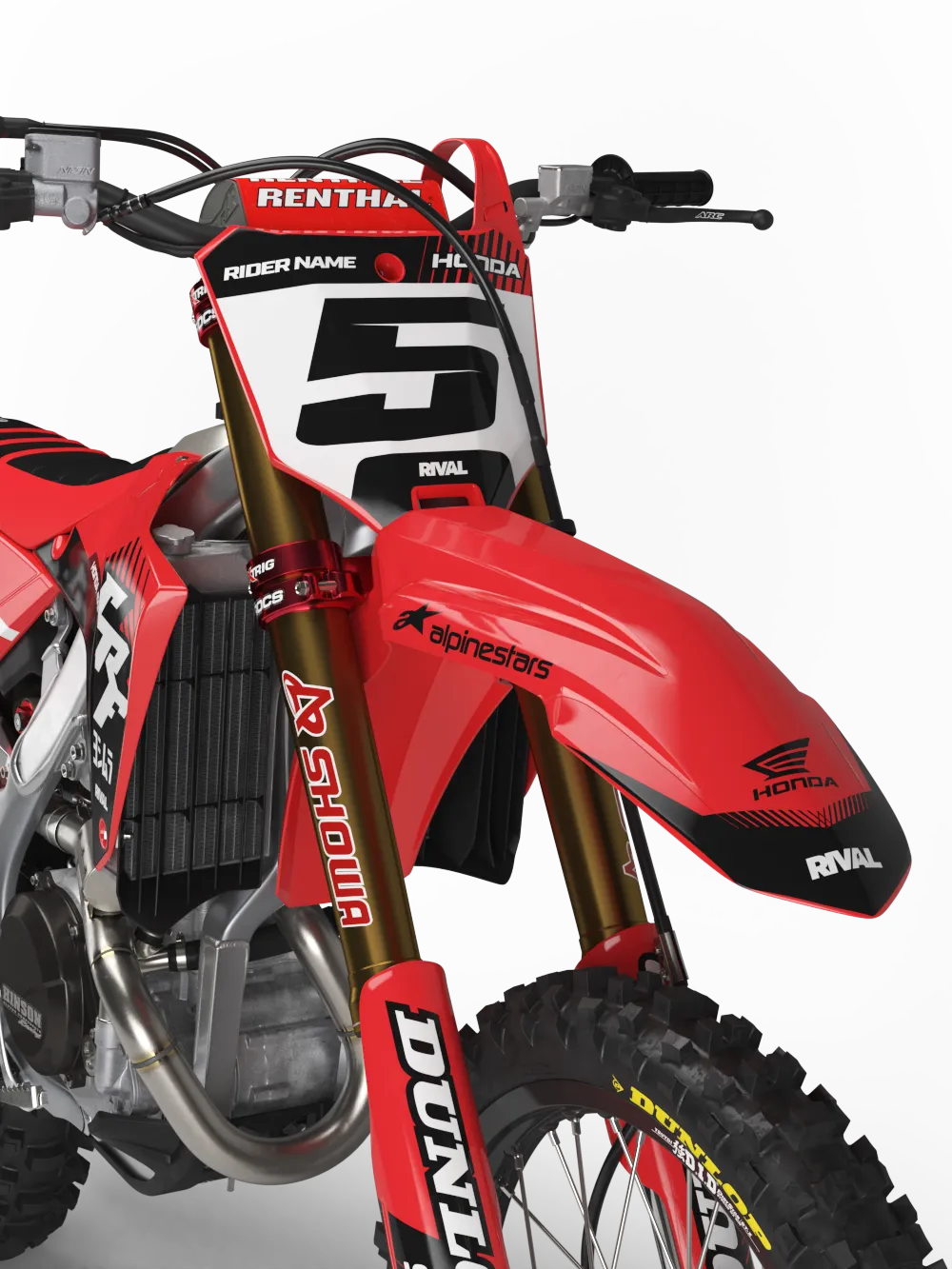 Qaba 12V Kids Electric Dirt Bike | Twist Grip Throttle, Training Wheels & Rear Suspension