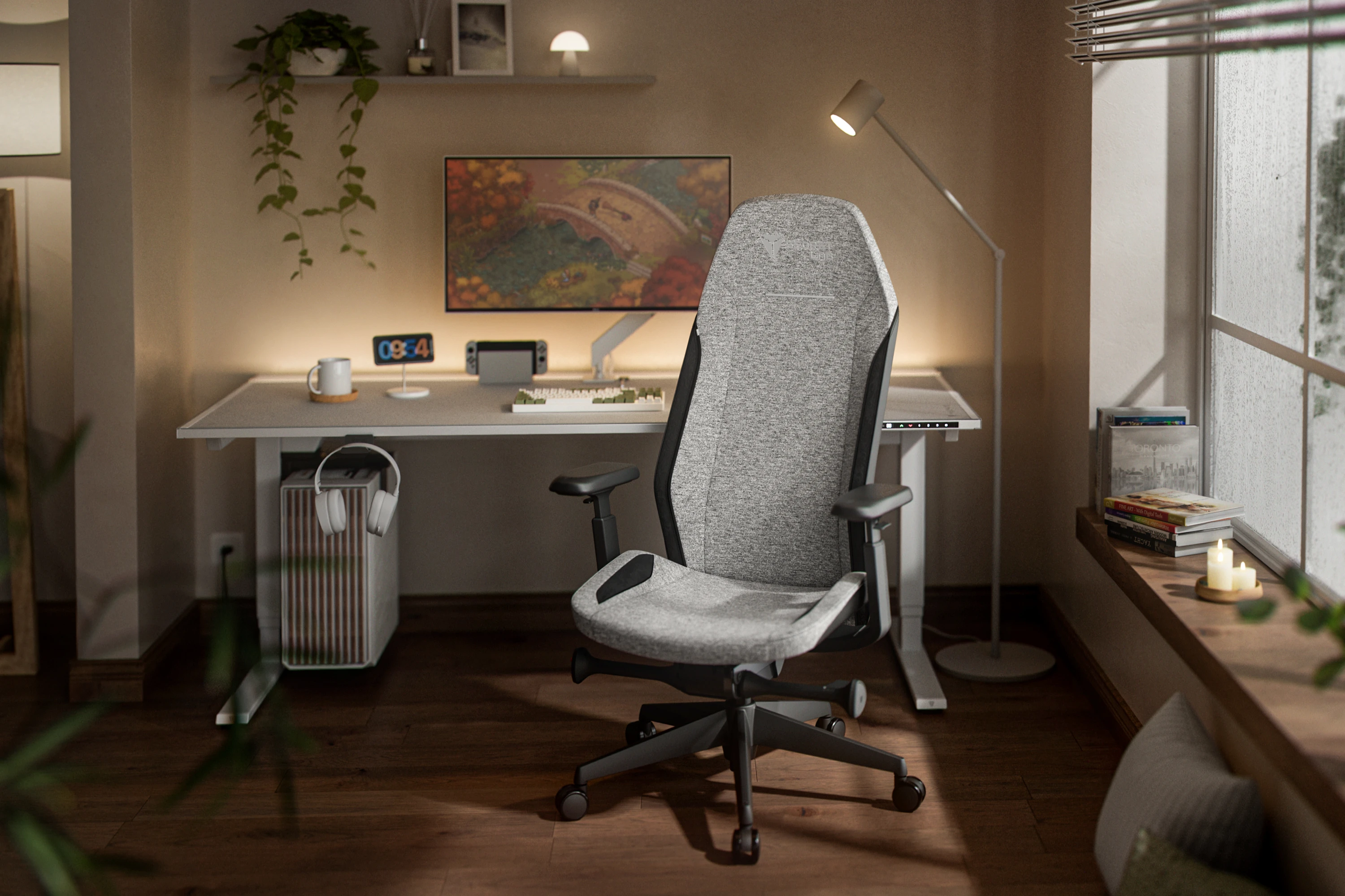 Ergonomic task chair for all-day focus