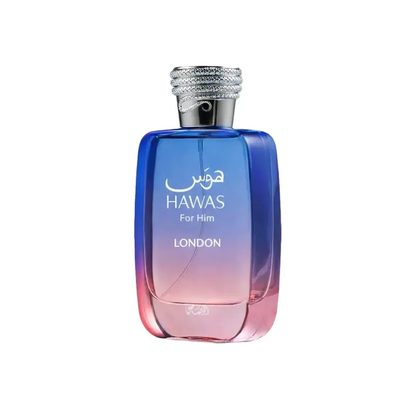 Rasasi Hawas London Eau de Parfum for Men 100ml | Long-Lasting Luxury Fresh Woody Fragrance