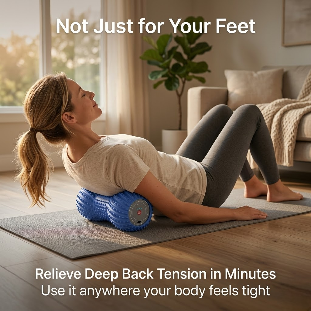 SaviRyx™ PulseRoll Pro for Plantar Fasciitis, Foot & Body Deep Tissue Relief